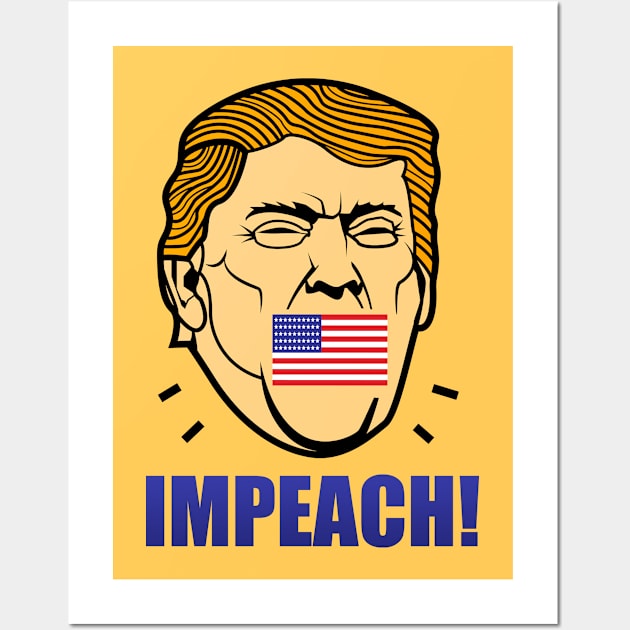 Impeach Wall Art by nomadny